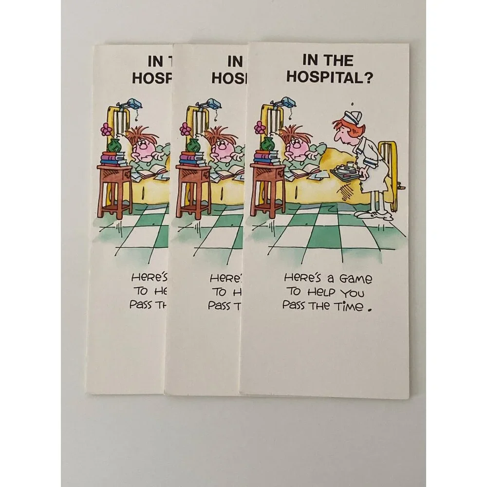 Hallmark Contemporary 2 style Greeting Card Hospital Get Well Soon Lot of 7 NOS